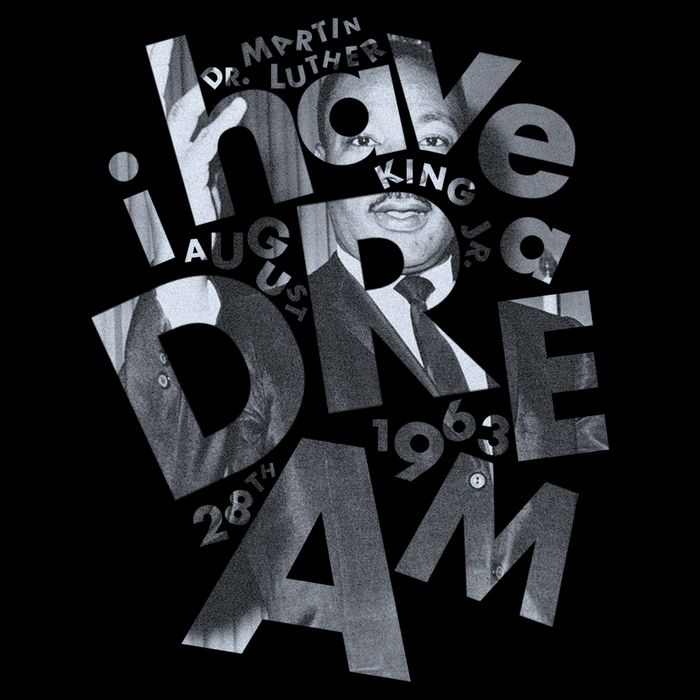 Martin Luther King I Have A Dream Portrait  16 in Basic Backpack