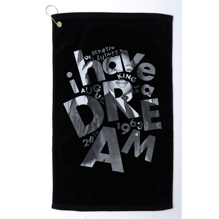 Martin Luther King I Have A Dream Portrait  Golf Towel