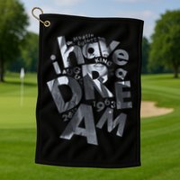 Martin Luther King I Have A Dream Portrait  Golf Towel