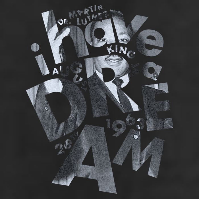 Martin Luther King I Have A Dream Portrait  Golf Towel