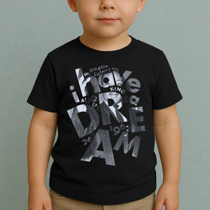 Martin Luther King I Have A Dream Portrait  Toddler T-Shirt