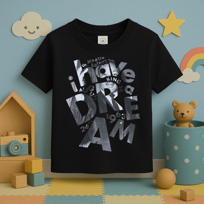 Martin Luther King I Have A Dream Portrait  Toddler T-Shirt