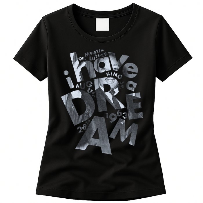 Martin Luther King I Have A Dream Portrait  Womens T-Shirt