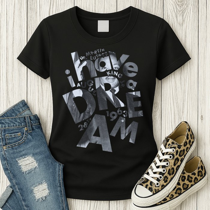 Martin Luther King I Have A Dream Portrait  Womens T-Shirt