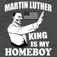 Martin Luther King Is My Homeboy Vector Backpack