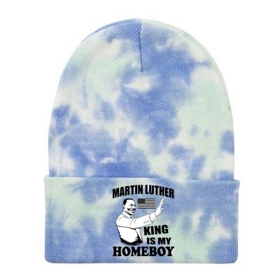 Martin Luther King Is My Homeboy Tie Dye 12in Knit Beanie