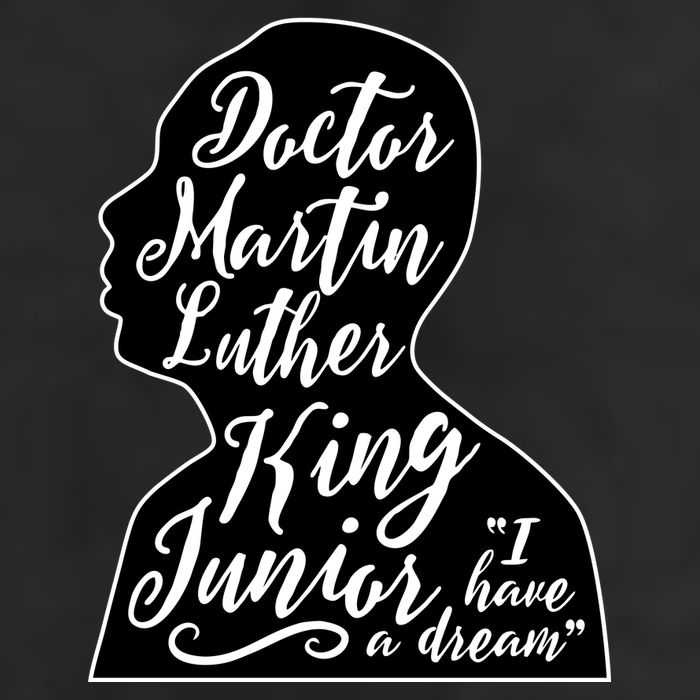 Martin Luther King Jr. I Have a Dream Silhouette 7 Panel Mesh Trucker Snapback Hat