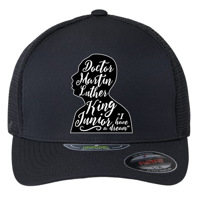 Martin Luther King Jr. I Have a Dream Silhouette Flexfit Unipanel Trucker Cap