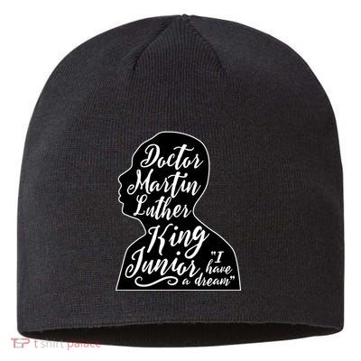 Martin Luther King Jr. I Have a Dream Silhouette Sustainable Beanie