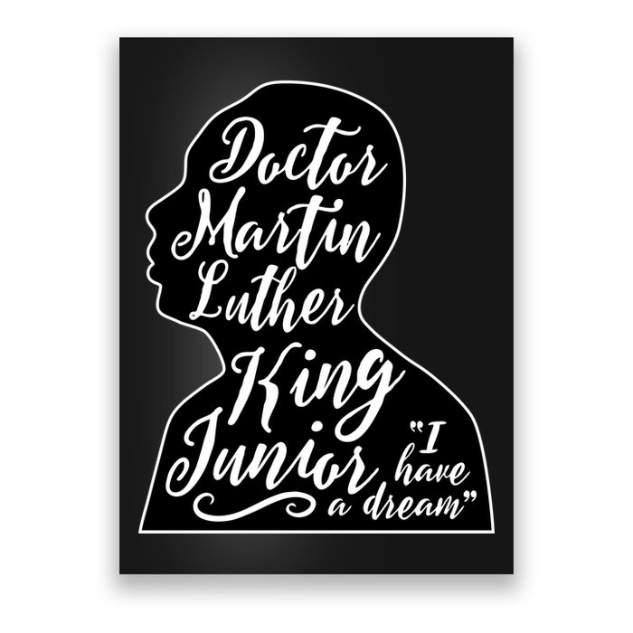 Martin Luther King Jr. I Have a Dream Silhouette Poster