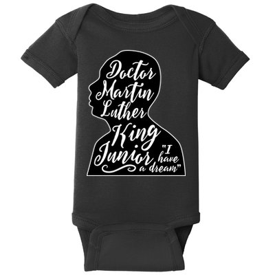 Martin Luther King Jr. I Have a Dream Silhouette Baby Bodysuit