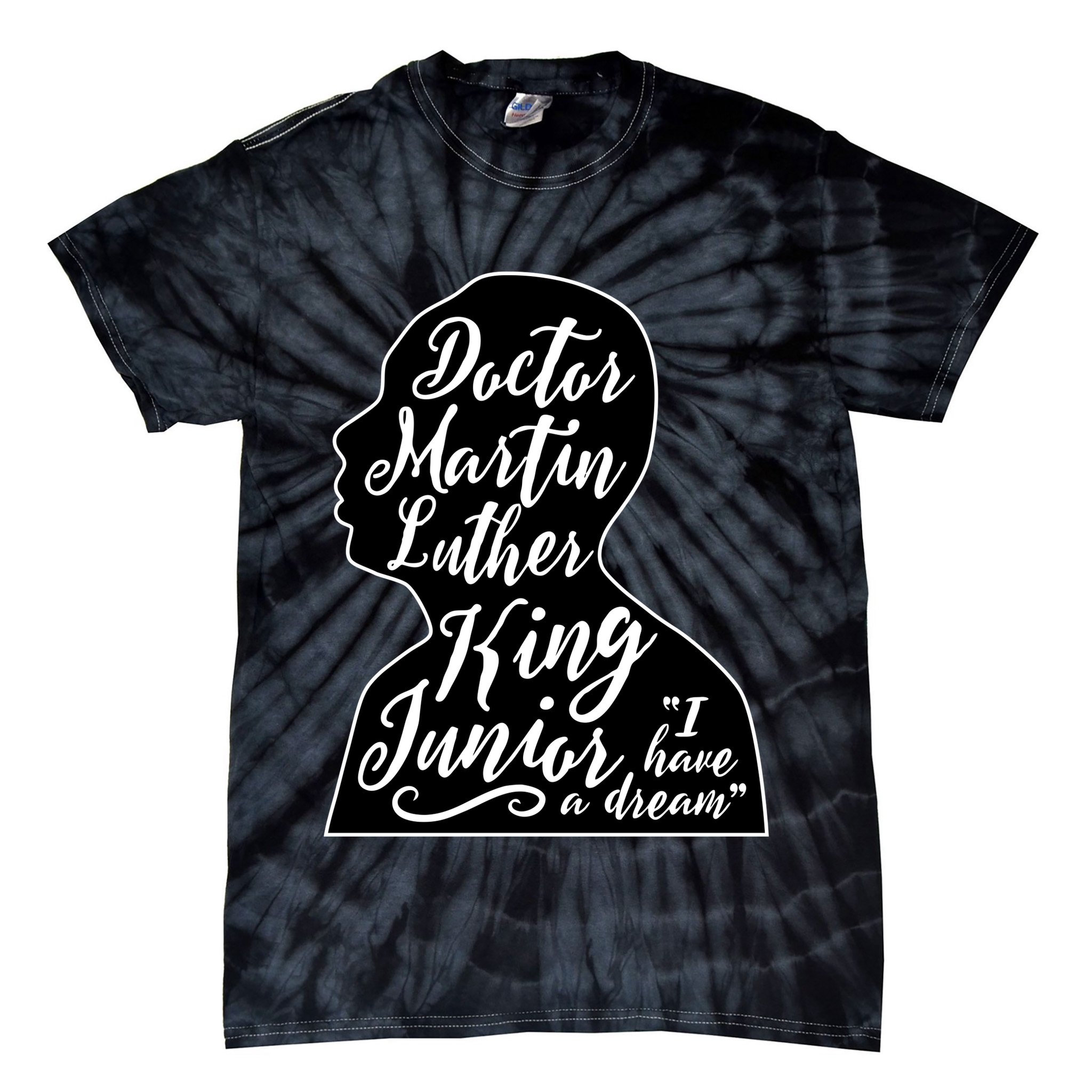 Martin Luther King Jr. I Have a Dream Silhouette Tie-Dye T-Shirt
