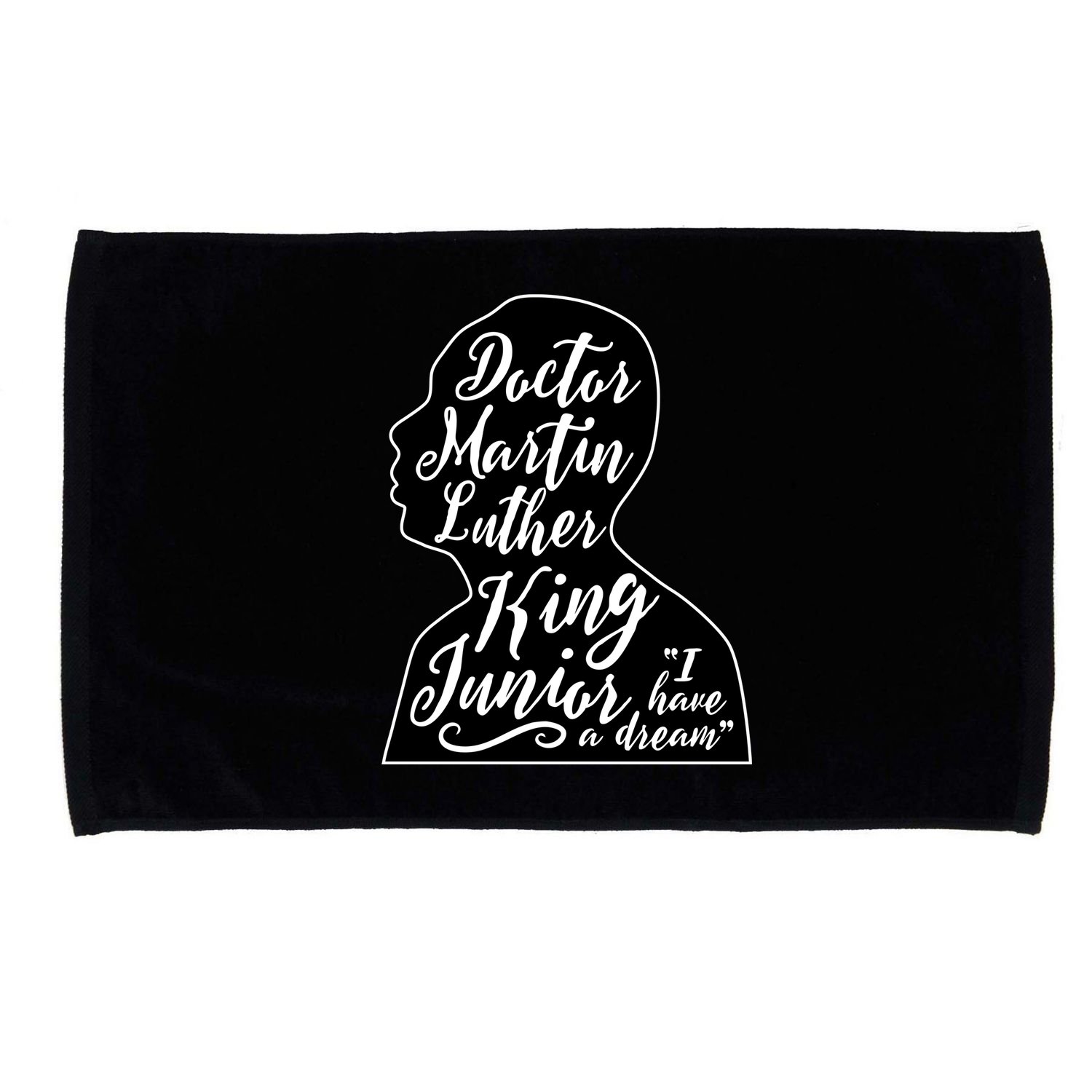 Martin Luther King Jr. I Have a Dream Silhouette Microfiber Hand Towel