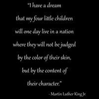 Martin Luther King Jr. Quote Flatbill Hat