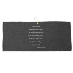 Martin Luther King Jr. Quote Large Microfiber Waffle Golf Towel