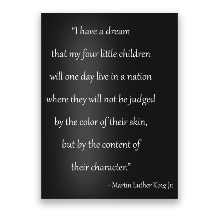 Martin Luther King Jr. Quote Poster