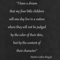 Martin Luther King Jr. Quote 25L Jumbo Tote