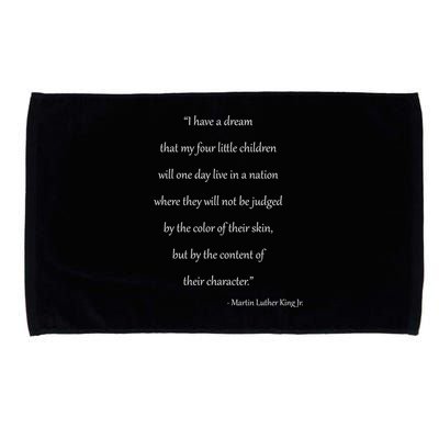 Martin Luther King Jr. Quote Microfiber Hand Towel