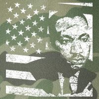 Martin Luther King Jr Distressed MLK Flag Legacy Tie Dye Trucker Hat