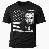 Martin Luther King Jr Distressed MLK Flag Performance Shirt