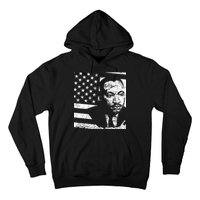 Martin Luther King Jr Distressed MLK Flag Hoodie