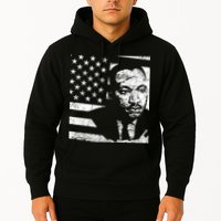 Martin Luther King Jr Distressed MLK Flag Hoodie