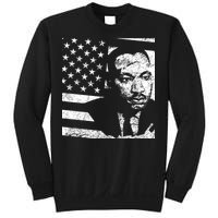 Martin Luther King Jr Distressed MLK Flag Sweatshirt