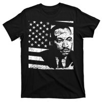 Martin Luther King Jr Distressed MLK Flag T-Shirt