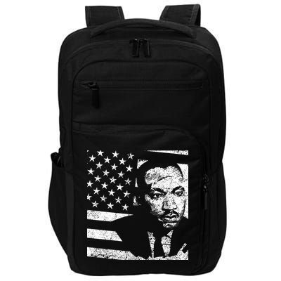 Martin Luther King Jr Distressed MLK Flag Impact Tech Backpack