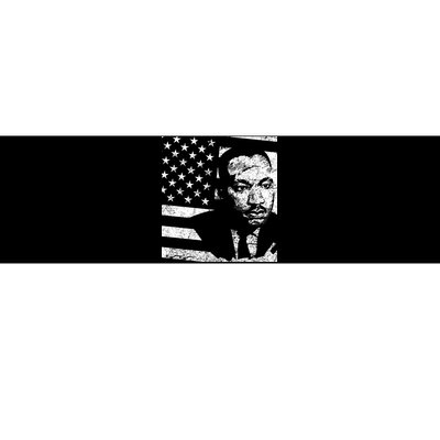 Martin Luther King Jr Distressed MLK Flag Bumper Sticker