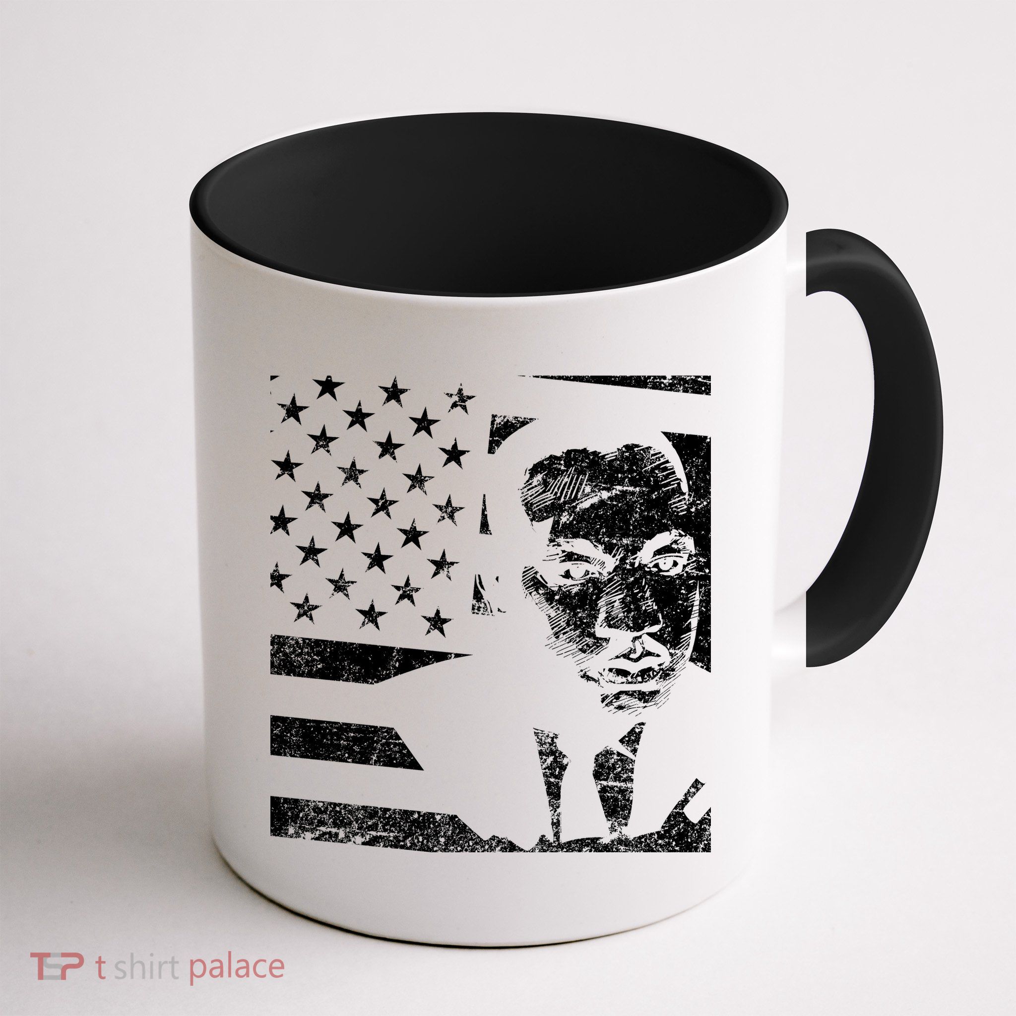 Martin Luther King Jr Distressed MLK Flag Mug