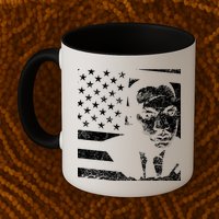 Martin Luther King Jr Distressed MLK Flag Mug