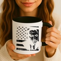 Martin Luther King Jr Distressed MLK Flag Mug