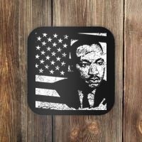 Martin Luther King Jr Distressed MLK Flag Coaster