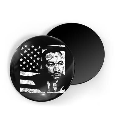 Martin Luther King Jr Distressed MLK Flag Magnet