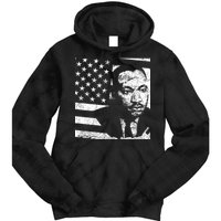 Martin Luther King Jr Distressed MLK Flag Tie Dye Hoodie