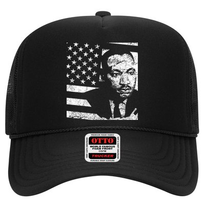 Martin Luther King Jr Distressed MLK Flag Trucker Hat