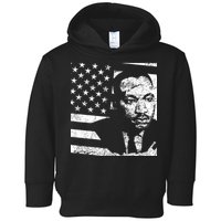 Martin Luther King Jr Distressed MLK Flag Toddler Hoodie