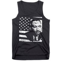 Martin Luther King Jr Distressed MLK Flag Tank Top