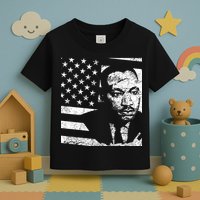 Martin Luther King Jr Distressed MLK Flag Toddler T-Shirt