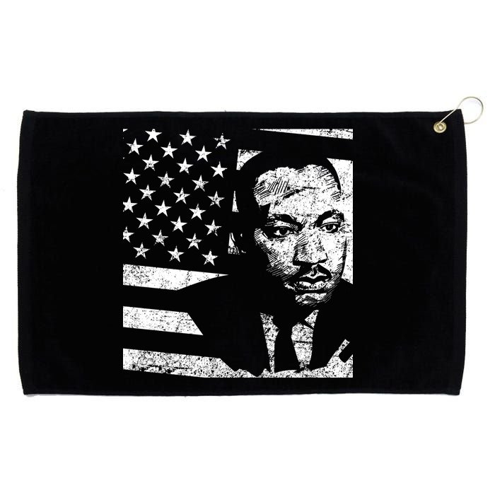 Martin Luther King Jr Distressed MLK Flag Grommeted Golf Towel