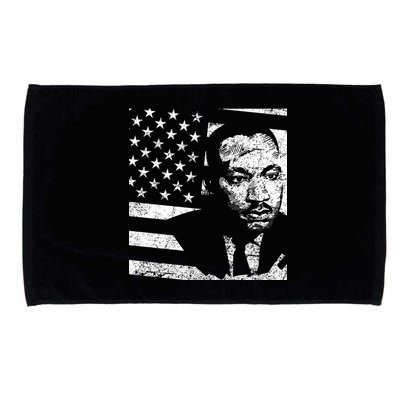 Martin Luther King Jr Distressed MLK Flag Microfiber Hand Towel