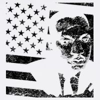 Martin Luther King Jr Distressed MLK Flag Garment-Dyed Sweatshirt
