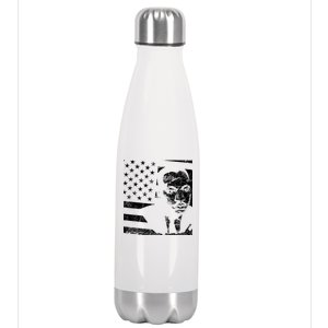 Martin Luther King Jr Distressed MLK Flag Stainless Steel Insulated Water Bottle