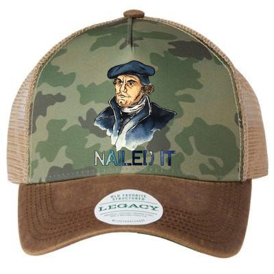 Martin Luther Nailed It Paint Stroke Legacy Tie Dye Trucker Hat