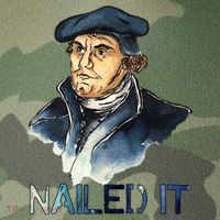 Martin Luther Nailed It Paint Stroke Legacy Tie Dye Trucker Hat