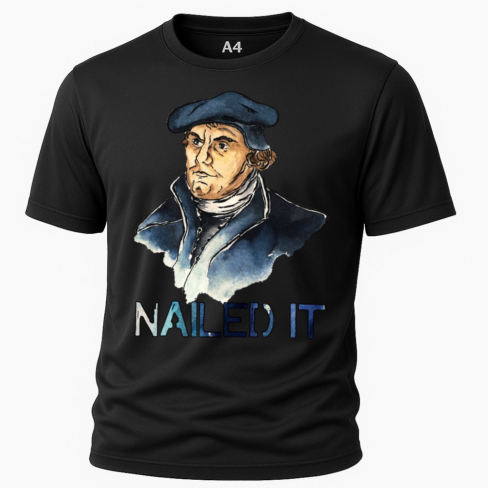 Martin Luther Nailed It Paint Stroke Performance Shirt