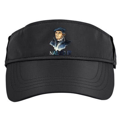 Martin Luther Nailed It Paint Stroke Adult Drive Performance Visor