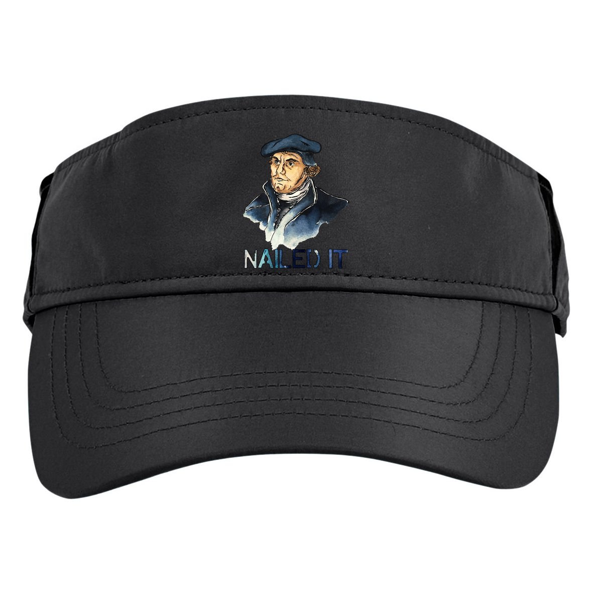 Martin Luther Nailed It Paint Stroke Adult Drive Performance Visor