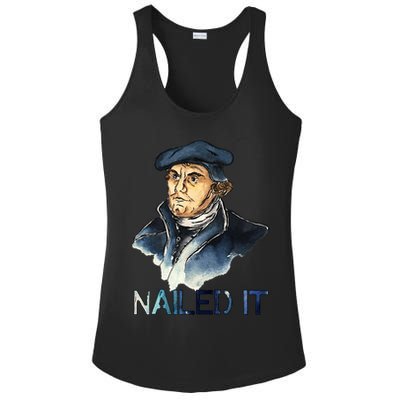 Martin Luther Nailed It Paint Stroke Ladies PosiCharge Competitor Racerback Tank